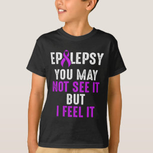 Epilepsie Awareness Siehe Epileptic Warrior Surviv T-Shirt
