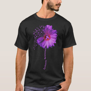 Epilepsie Awareness Sonnenblumen Ribbon Geschenk T-Shirt