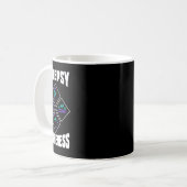 Epilepsie Awareness Specialize Epileptic Warrior S Kaffeetasse (Vorderseite Links)