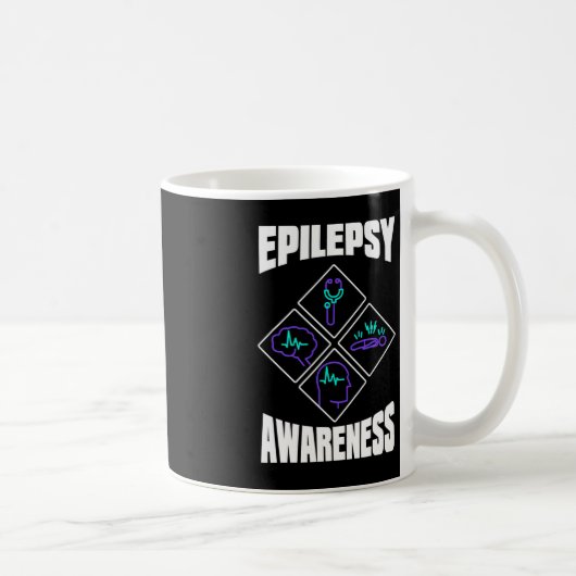 Epilepsie Awareness Specialize Epileptic Warrior S Kaffeetasse (Rechts)