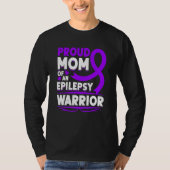 Epilepsie Awareness Support Epilepsy Krieger Monat T-Shirt (Vorderseite)