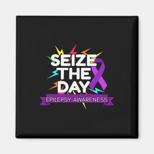 Epilepsie Awareness Survivor Lila Ribbon Magnet