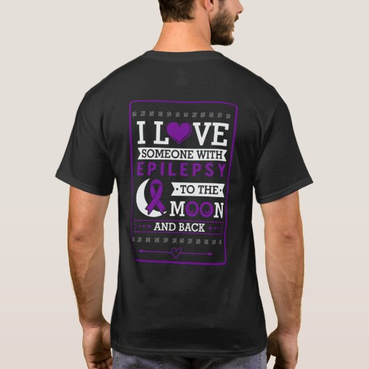 "Epilepsie Awareness T-Shirt (Rückseite)