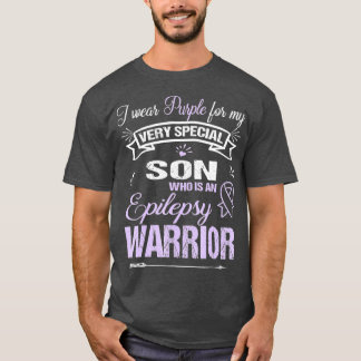 Epilepsie Awareness T support Son Warrior Walk T-Shirt