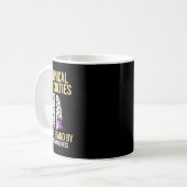 Epilepsie Awareness Technical Epileptic Warrior Su Kaffeetasse (Vorderseite Links)