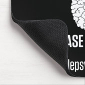 Epilepsie Awareness Technical Epileptic Warrior Su Mousepad (Ecke)