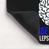 Epilepsie Awareness Technical Epileptic Warrior Su Mousepad (Ecke)