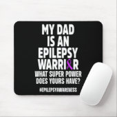 Epilepsie Awareness Vater Power Epileptic Warrior Mousepad (Mit Mouse)