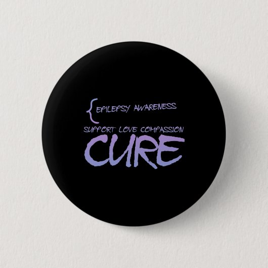 Epilepsie Bewusstsein 3 Button (Vorderseite)