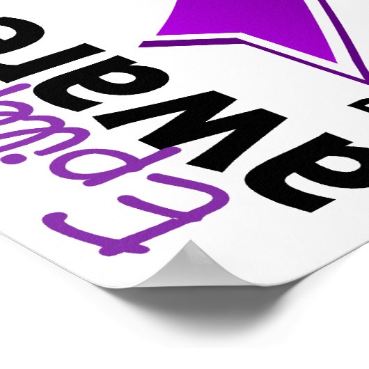 Epilepsie Bewusstsein 5 Poster (Ecke)