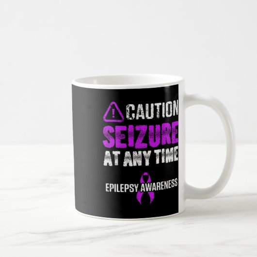 Epilepsie-Bewusstsein Anfall Epileptischer Krieger Kaffeetasse (Rechts)
