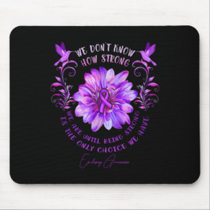 Epilepsie Bewusstsein Blume Wir wissen nicht, wie Mousepad