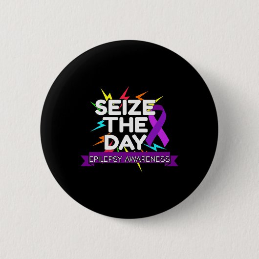 Epilepsie-Bewusstsein Button (Vorderseite)