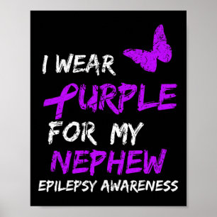 Epilepsie Bewusstsein, das ich für mein Nephew Rib Poster