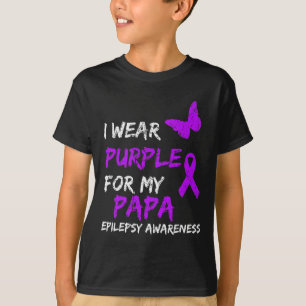 Epilepsie Bewusstsein, das ich für mein Papa Ribbo T-Shirt