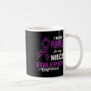 Epilepsie Bewusstsein, das ich Lila für mein Niece Kaffeetasse