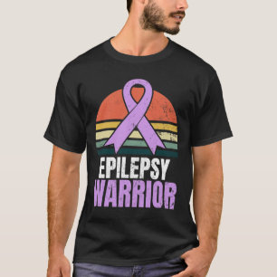 Epilepsie Bewusstsein Design Vintag Retro Sunset G T-Shirt