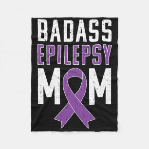 Epilepsie-Bewusstsein Durch Epilepsie-Mutter Lila  Fleecedecke
