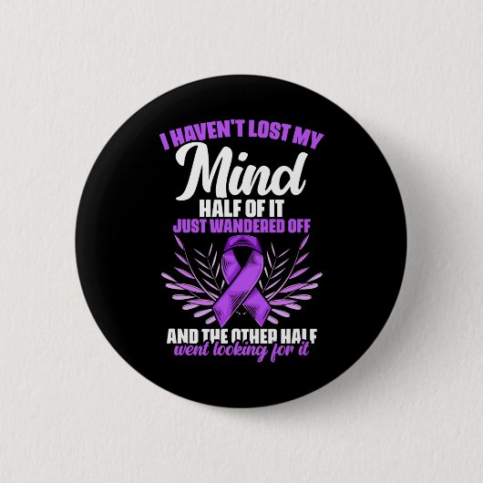 Epilepsie-Bewusstsein - Epilepsie-Überlebender Button (Vorderseite)