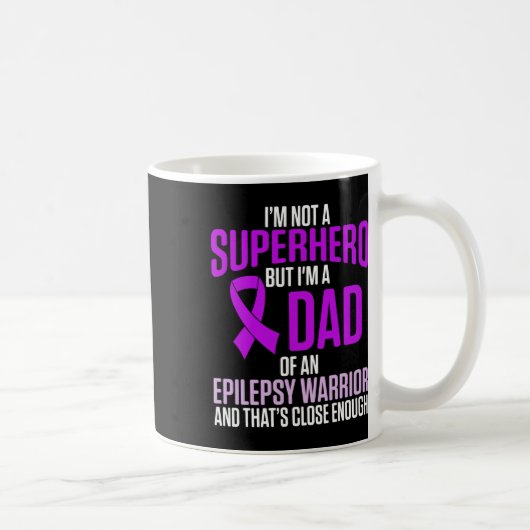 Epilepsie-Bewusstsein Epileptischer Krieger Überle Kaffeetasse (Rechts)