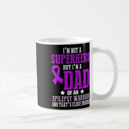 Epilepsie-Bewusstsein Epileptischer Krieger Überle Kaffeetasse (Rechts)