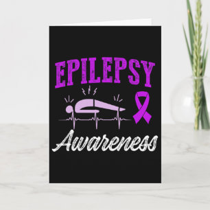 Epilepsie-Bewusstsein Epileptischer Krieger Überle Karte