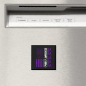 Epilepsie-Bewusstsein Epileptischer Krieger Überle Magnet (In Situ (Geschirrspüler))