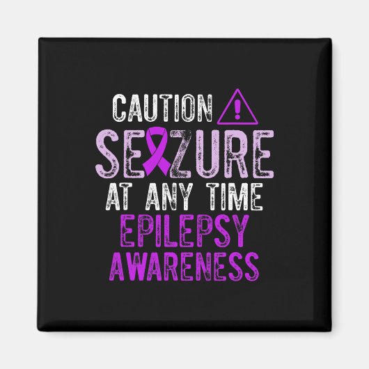Epilepsie-Bewusstsein Epileptischer Krieger Überle Magnet (Vorne)