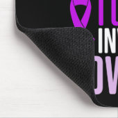 Epilepsie-Bewusstsein Epileptischer Krieger Überle Mousepad (Ecke)