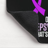 Epilepsie-Bewusstsein Epileptischer Krieger Überle Mousepad (Ecke)