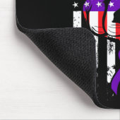 Epilepsie-Bewusstsein Epileptischer Krieger Überle Mousepad (Ecke)