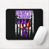 Epilepsie-Bewusstsein Epileptischer Krieger Überle Mousepad (Mit Mouse)