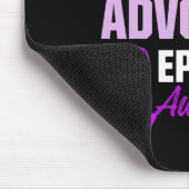 Epilepsie-Bewusstsein Epileptischer Krieger Überle Mousepad (Ecke)