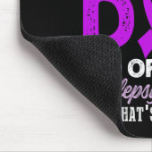 Epilepsie-Bewusstsein Epileptischer Krieger Überle Mousepad (Ecke)