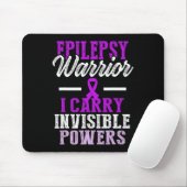 Epilepsie-Bewusstsein Epileptischer Krieger Überle Mousepad (Mit Mouse)