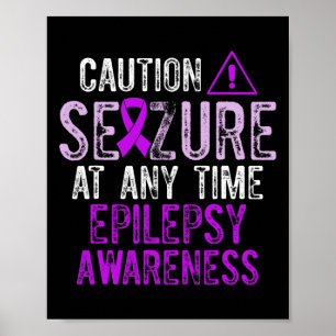 Epilepsie-Bewusstsein Epileptischer Krieger Überle Poster
