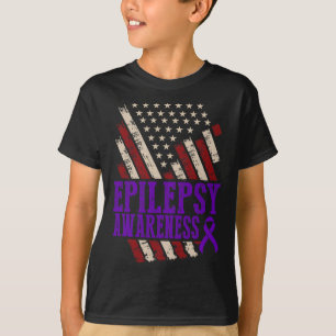 Epilepsie-Bewusstsein Epileptischer Krieger Überle T-Shirt