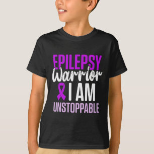 Epilepsie-Bewusstsein Epileptischer Krieger Überle T-Shirt