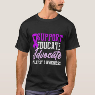 Epilepsie-Bewusstsein Epileptischer Krieger Überle T-Shirt