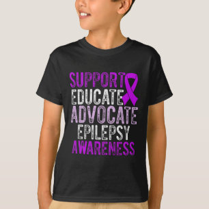 Epilepsie-Bewusstsein Epileptischer Krieger Überle T-Shirt
