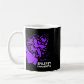 Epilepsie-Bewusstsein für Frauen Kaffeetasse (Links)