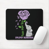 Epilepsie-Bewusstsein Glaube Hoffnung Liebe Blume  Mousepad (Mit Mouse)