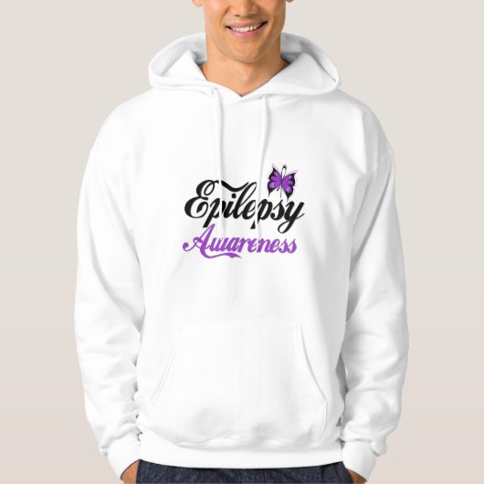 Epilepsie-Bewusstsein Hoodie (Vorderseite)