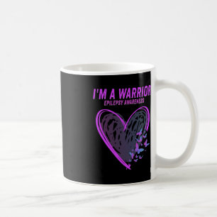 Epilepsie Bewusstsein, ich bin ein Krieger-Herzsch Kaffeetasse