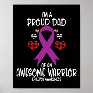 Epilepsie Bewusstsein ich bin ein stolzer Vater de Poster