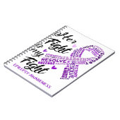 Epilepsie Bewusstsein Ihr Kampf ist mein Kampf Notizblock (Linke Seite)