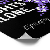 Epilepsie Bewusstsein in dieser Familie niemand kä Poster (Ecke)