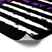 Epilepsie Bewusstsein ist ihr Kampf ist mein Kampf Poster (Ecke)