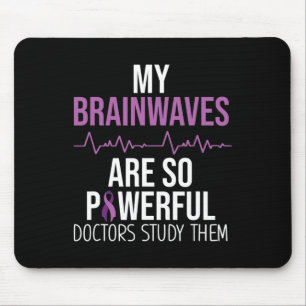 Epilepsie Bewusstsein Kostüm Meine Gehirnwellen Üb Mousepad