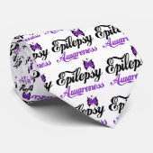 Epilepsie-Bewusstsein Krawatte (Gerollt)